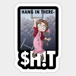 Hang In There Aerith Sticker